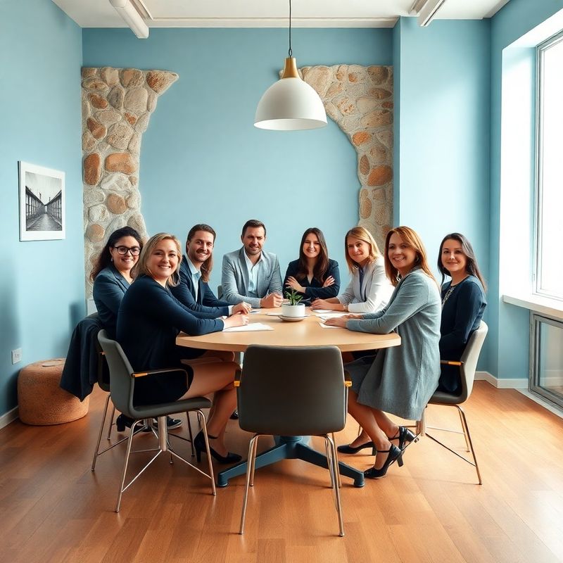 Portret konzultantskog tima od sedam profesionalaca u karlovačkom uredu